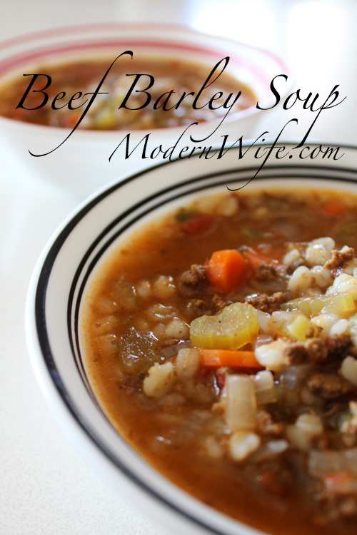 Beef Barley Soup