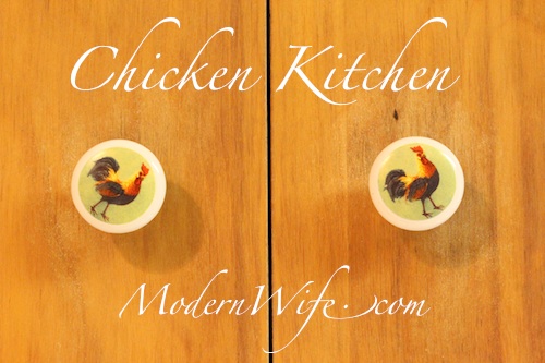 Chicken Kitchen Knobs