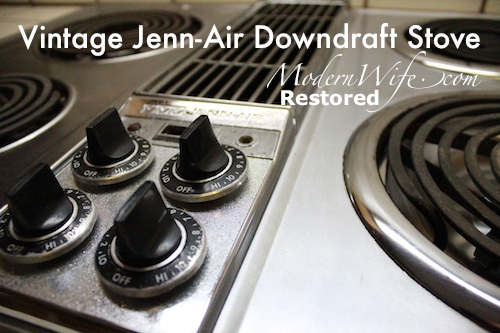 Vintage Jenn-Air Downdraft Stove